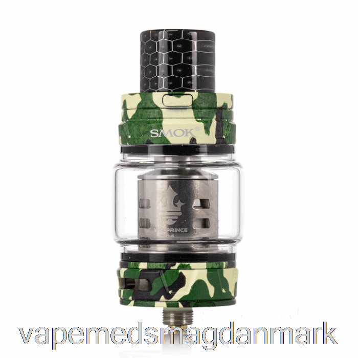 Vape Med Smag Smok Tfv12 Prince Sub-ohm Tank Grøn Camo